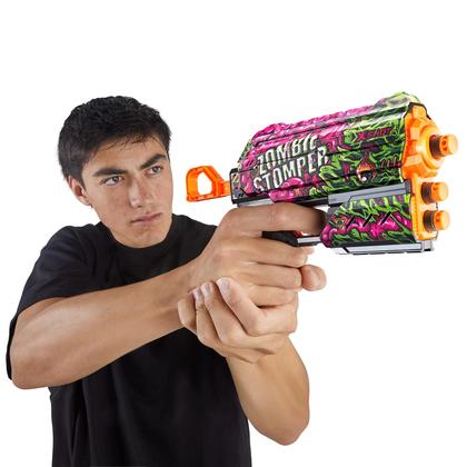 Imagem de Toy Foam Dart Blaster XShot Skins Flux Zombie Stomper, pacote com 2