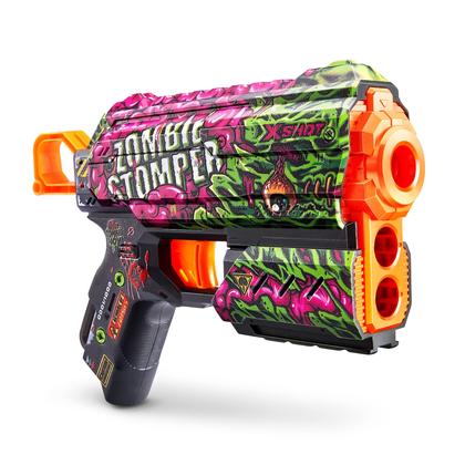 Imagem de Toy Foam Dart Blaster XShot Skins Flux Zombie Stomper, pacote com 2
