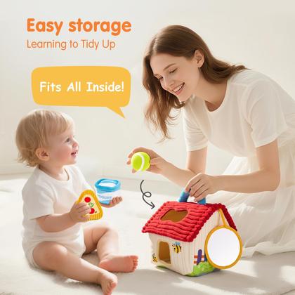 Imagem de Toy hahaland Montessori Puppy Plush Sensory 1 Year Old