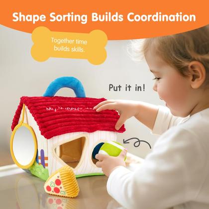 Imagem de Toy hahaland Montessori Puppy Plush Sensory 1 Year Old