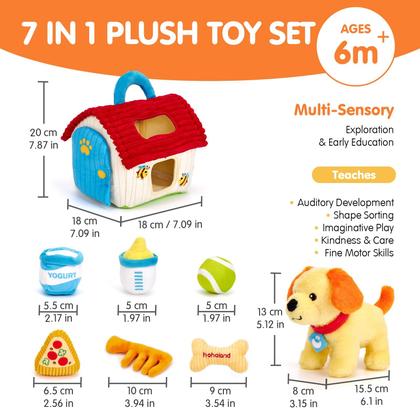 Imagem de Toy hahaland Montessori Puppy Plush Sensory 1 Year Old