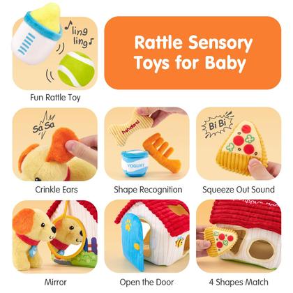 Imagem de Toy hahaland Montessori Puppy Plush Sensory 1 Year Old