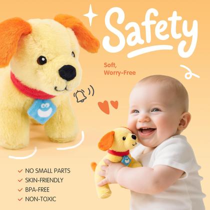 Imagem de Toy hahaland Montessori Puppy Plush Sensory 1 Year Old