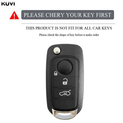 Imagem de TPU Car Flip Key Case Capa Shell Para FIAT Tipo Toro Nuovo Freedom 500X Doblo Argo Grazie Folding Key Protector Fob Acessórios