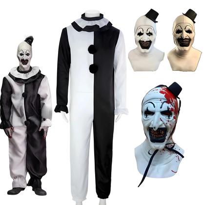 Imagem de Traje de Cosplay Palhaço Terrifier 2 - Macacão para Halloween (Homens e Mulheres)