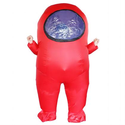 Imagem de Traje inflável MXosum Impostor Astronaut para Halloween adulto