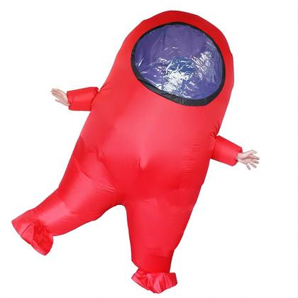 Imagem de Traje inflável MXosum Impostor Astronaut para Halloween adulto