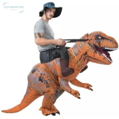 Imagem de Traje Inflável T-rex Para Adultos Fantasia enflavel