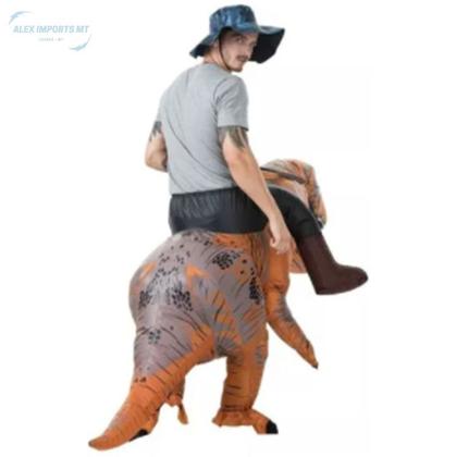 Imagem de Traje Inflável T-rex Para Adultos Fantasia enflavel
