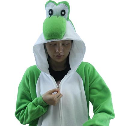 Imagem de Traje Kigurumi LaKigurumi, macacão Yoshi verde GG