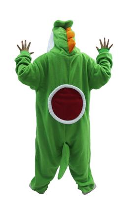 Imagem de Traje Kigurumi LaKigurumi, macacão Yoshi verde GG