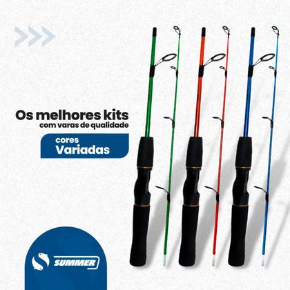 Imagem de Tralha De Pesca Completo Vara Molinete Maleta Pronto P/ Uso