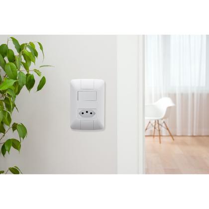Imagem de Tramontina Aria Conjunto 4x2 1 Simples + 1 Tomada 10A - 250V