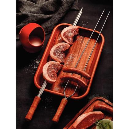 Imagem de Tramontina Churrasco Espeto Duplo Inox 85cm 26419/085