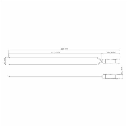 Imagem de Tramontina Churrasco Espeto Duplo Inox 85cm 26419/085