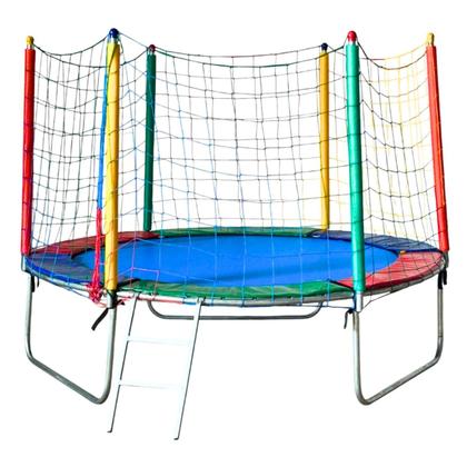 Imagem de Trampolim Cama Elástica Pula Pula 2,30m Brinquedo Infantil Colorida Premium Resistente Rotoplay Brinquedos