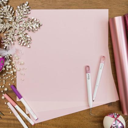 Imagem de Transfer Metálico Rosa - Cricut - 30x60cm - 01 unidade