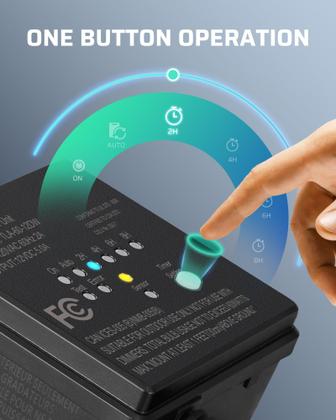 Imagem de Transformador DEWENWILS 60W 120V AC para 12V DC com temporizador e sensor