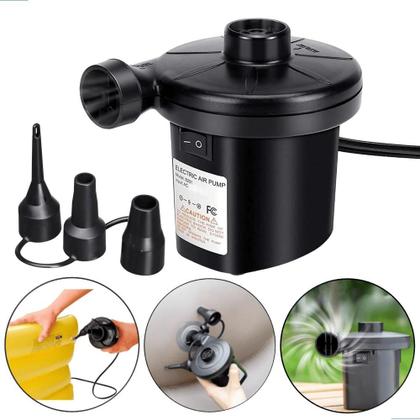 Imagem de Transforme Seu Verão com a Bomba de Ar 50W para Piscinas e Boias Compacto e Leve BOM8901