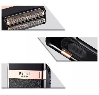 Imagem de Transforme seu visual com o Shaver Kemei Profissional: resultados superiores em cada passada!