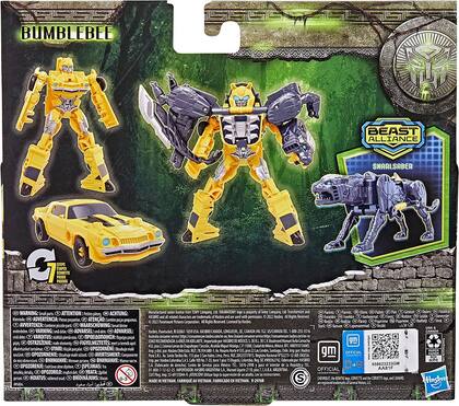 Transformers Beast Combiners Bumblebee e Snarlsaber F4617 Hasbro