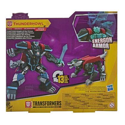 Imagem de Transformers Bumblebee Cyberverse Adventures Ultra Class Thunderhowl Action Figure, Energon Armor Power Up, para Crianças com 6 anos ou mais, 6,75 polegadas