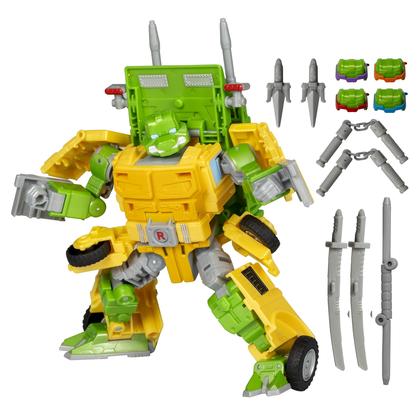 Transformers Teenage Mutant Ninja Turtles boneco de ação de 7,8