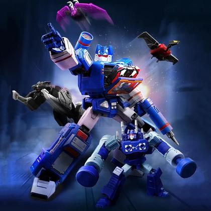 Imagem de Transforming BLOKEES Soundwave Action Figure Decepticons Autobots Toy RUMBLE RAVAGE LASERBEAK RATBAT