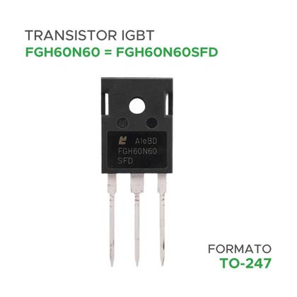 Imagem de Transistor Fgh60n60usfd = Fgh 60n60 Sfd - Igbt 600v - 60a