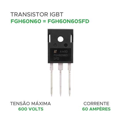 Imagem de Transistor Fgh60n60usfd = Fgh 60n60 Sfd - Igbt 600v - 60a