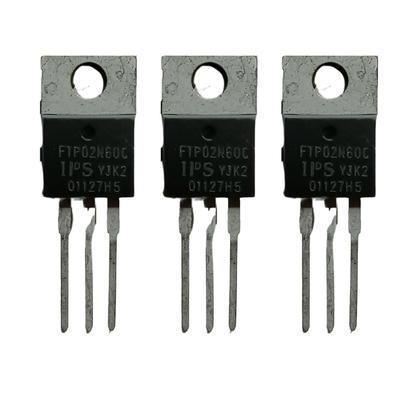 Imagem de Transistor Ftp02n60c - Mosfet FTP02N60C - TO-220 - Original - Novo