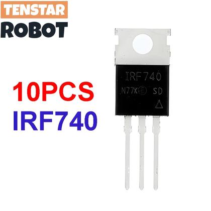 Imagem de Transistor LM317T L7805 IRF640 IRF740 IRF840 IRFZ44N IRF3205 TO-220 Regulador De Tensão MOSFET 10pcs