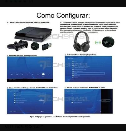 Imagem de Transmissor De Áudio Ps4 - Fone Ouvido Bluetooth Adaptador