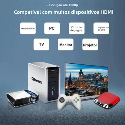 Imagem de Transmissor E Receptor De Vídeo HDMI Sem Fio Extensor Adaptador Dongle Para PC Câmera Laptop