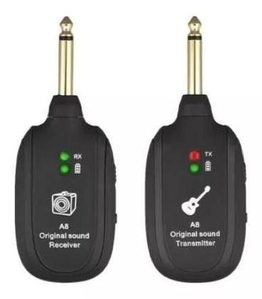 Imagem de Transmissor Receptor P10 Sem Fio Para Guitarra Baixo Violão