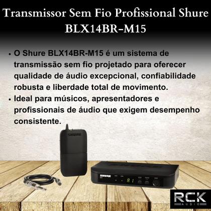 Imagem de Transmissor Sem Fio Profissional Shure BLX14BR-M15