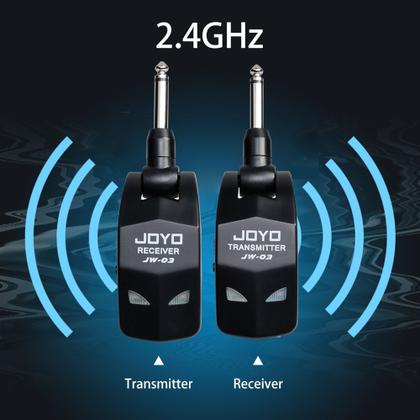 Imagem de Transmissor Sem Fio Wireless Para Guitarra Joyo Jw-03