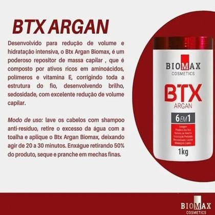 Imagem de Tratamento Capilar Máscara Redutor De Volume Btox 1000 Ml