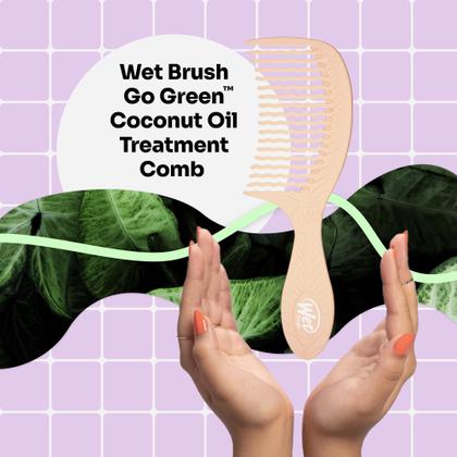 Imagem de Tratamento com infusão de óleo de coco Comb Wet Brush Go Green