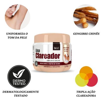 Imagem de Tratamento Para Clarear A Pele Da Virilha Lisa Clareador