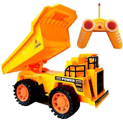 Imagem de Trator Caminhão Caçamba de Controle 5 Canais Recarregável