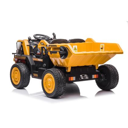 Imagem de Trator Caminhão Escavadeira Elétrico 12v Bang Toys 2 Motores e Controle Remoto