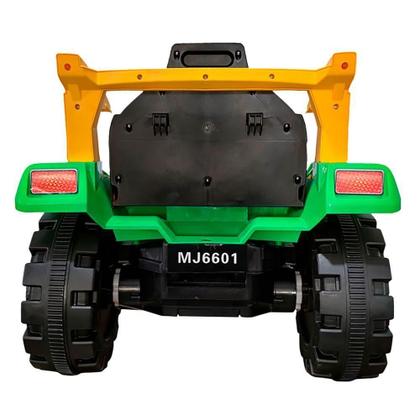 Imagem de Trator Com Caçamba Carro Elétrico 12V Bang Toys Truck Verde
