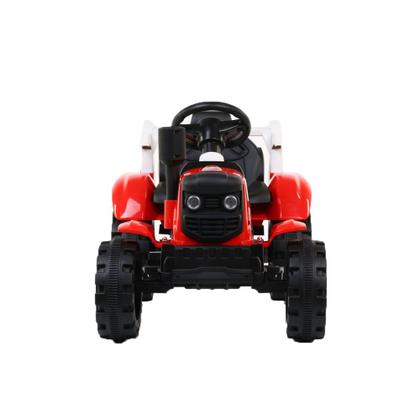Imagem de Trator com Caçamba Carro Elétrico 12v Bang Toys Truck Vermelho