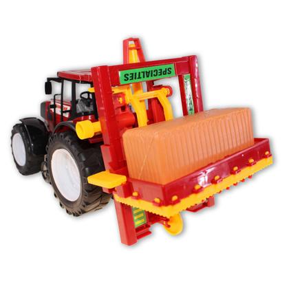Imagem de Trator de Brinquedo com Implementos Flexão 36cm madeira