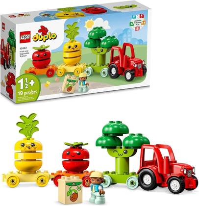 Imagem de Trator de Verduras e Frutas Lego Duplo