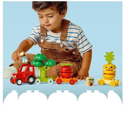 Imagem de Trator de Verduras e Frutas Lego Duplo