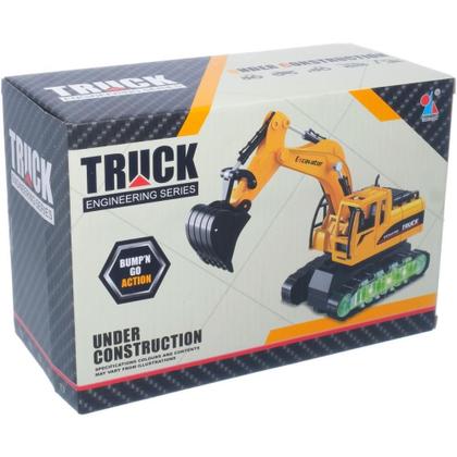 Imagem de Trator Escavadeira C/LUZ e Som 24CM