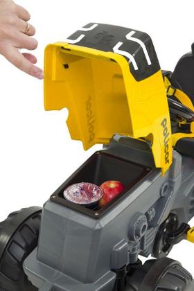 Imagem de Trator Infantil Passeio E Pedal Politractor Amarelo 7591 - Poliplac