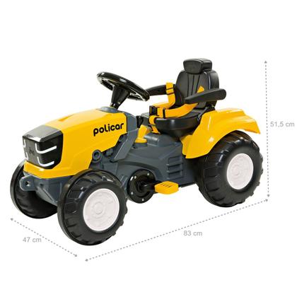 Imagem de Trator Infantil Passeio E Pedal Politractor Amarelo 7591 - Poliplac